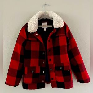 Boys Plaid Shacket